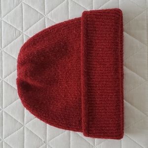 Madewell Dark Red Knit Beanie